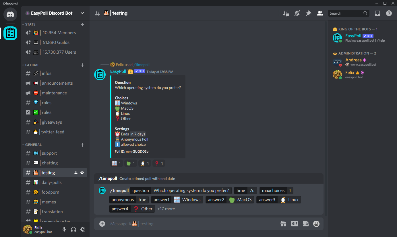 Add Server Status Discord Bot